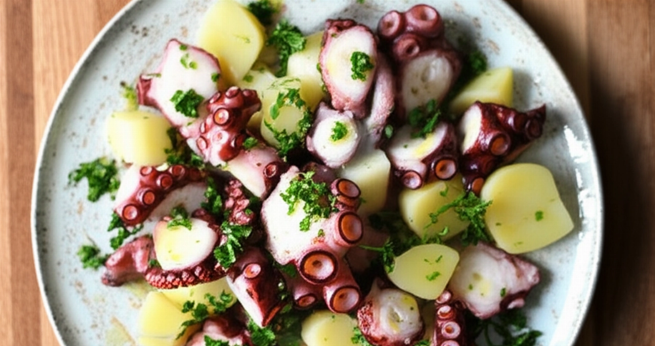 Insalata di Polpo e Patate: La Ricetta Infallibile per un Piatto Morbido e Gustoso