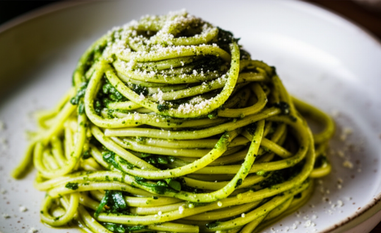 Pasta al Pesto alla Genovese: La Ricetta Originale con i Segreti del Mortaio