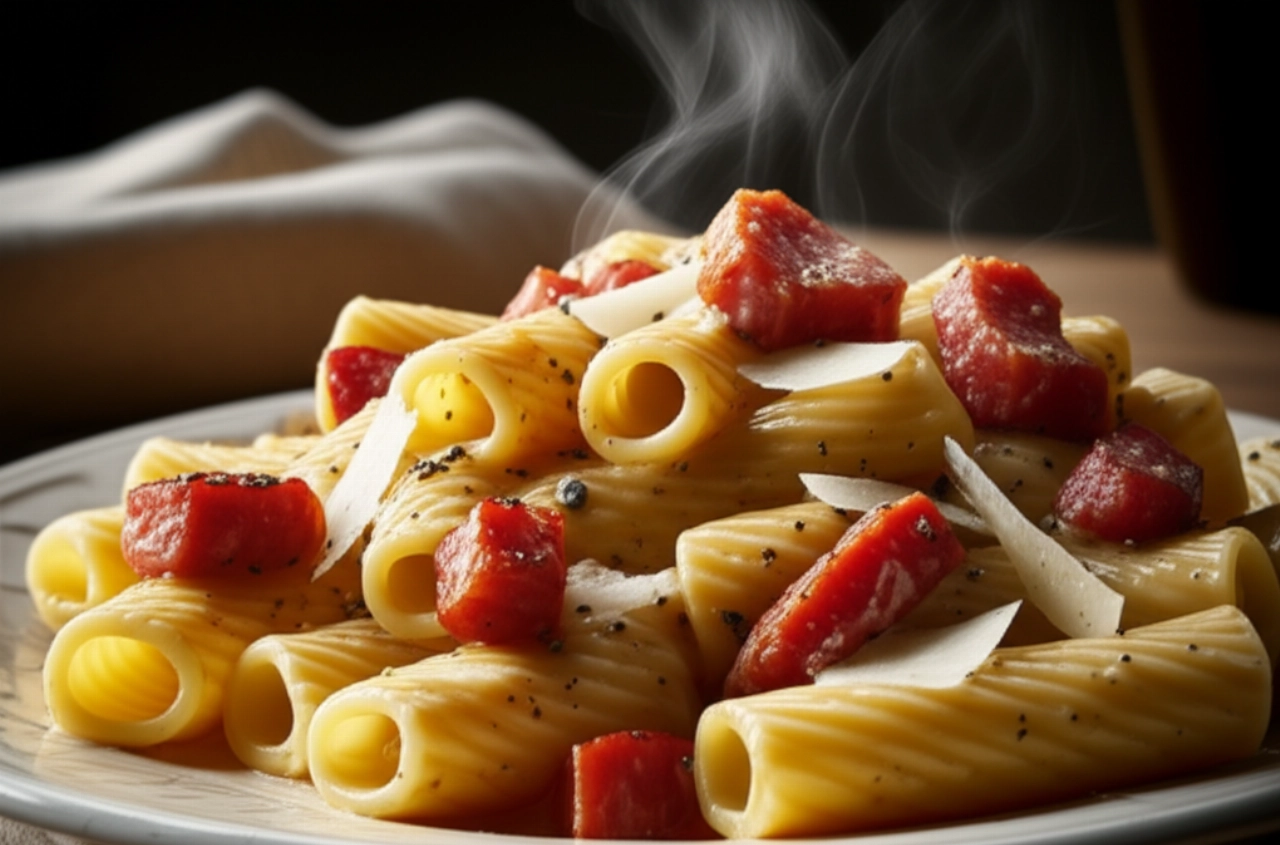 Rigatoni alla Gricia: L'Amatriciana in Bianco, la Ricetta Originale