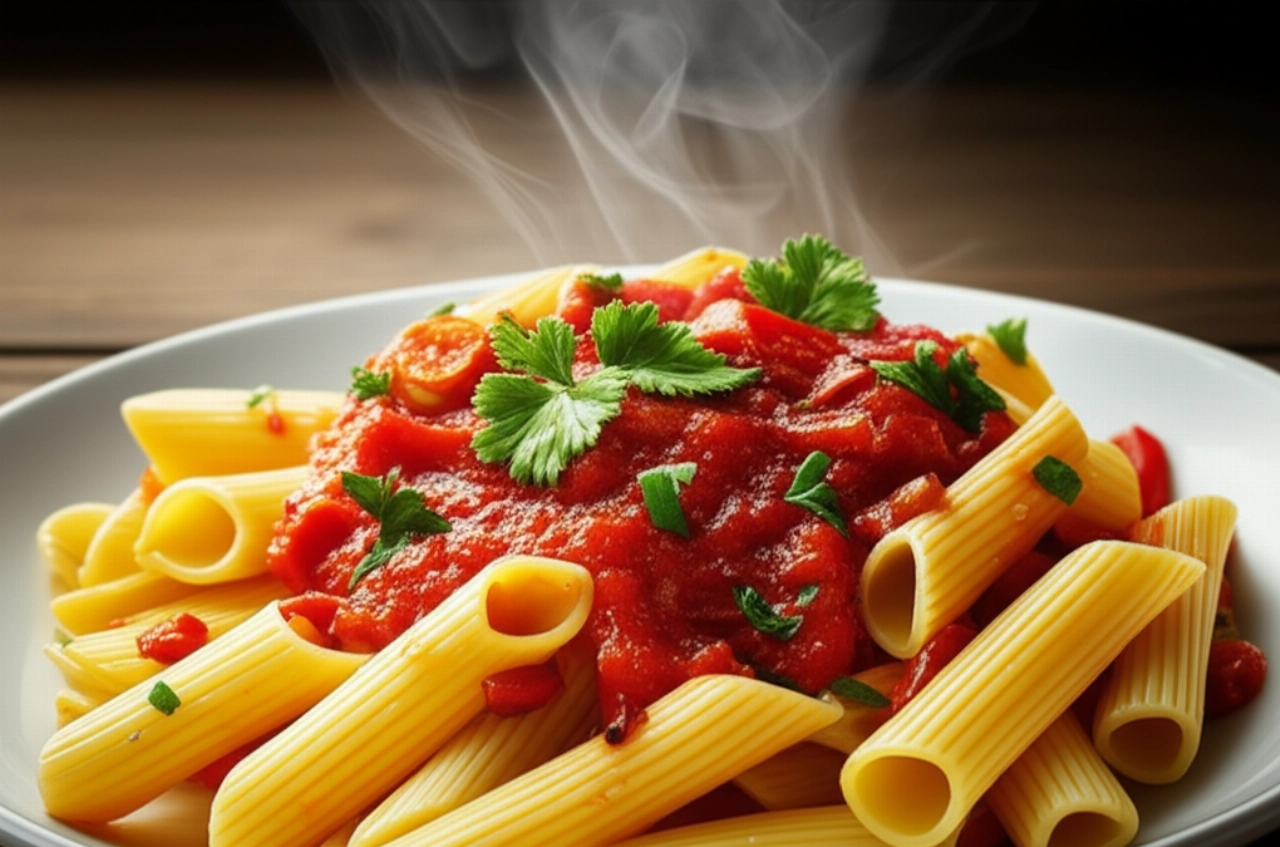 Penne all'Arrabbiata: La Ricetta Romana Piccante al Punto Giusto
